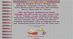 Desktop Screenshot of andreaspctipps.de